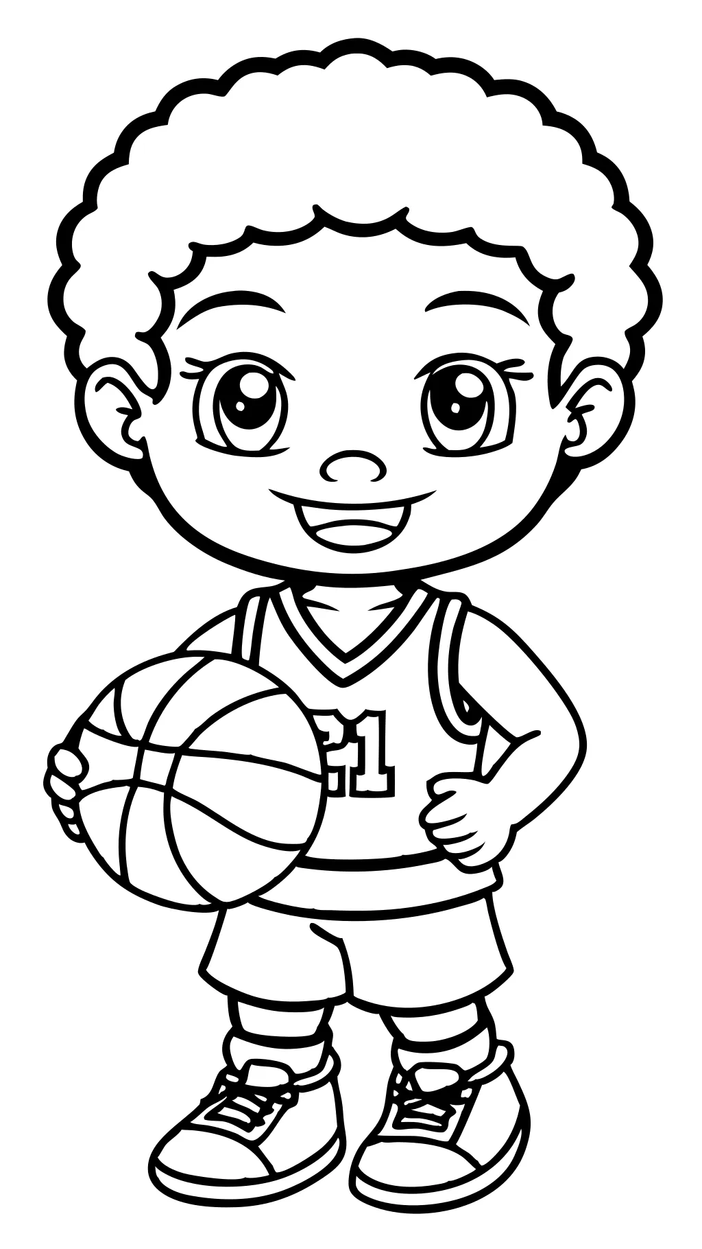 coloriages d’un basket